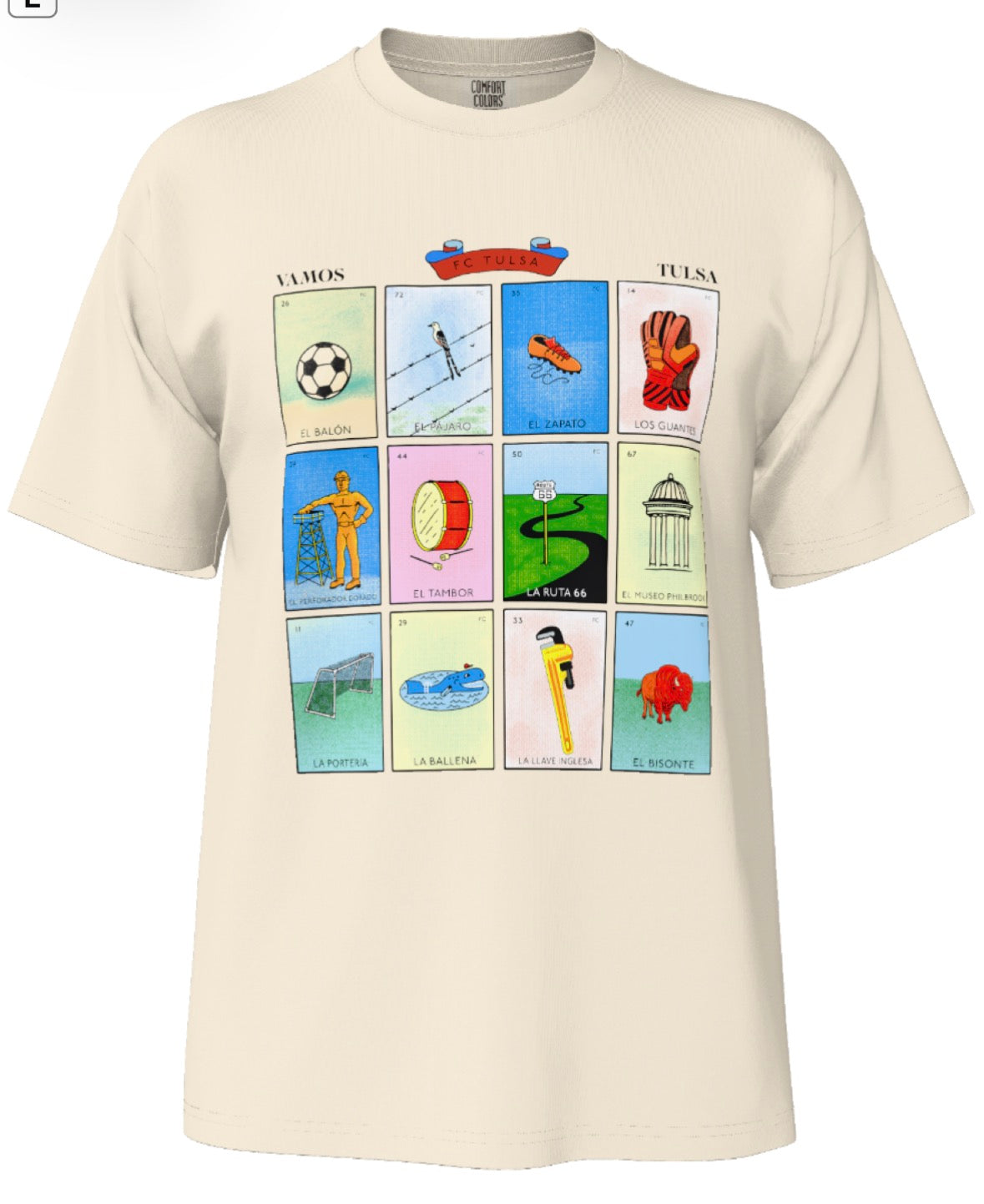 FC Tulsa x Mythic Press Loteria Tee