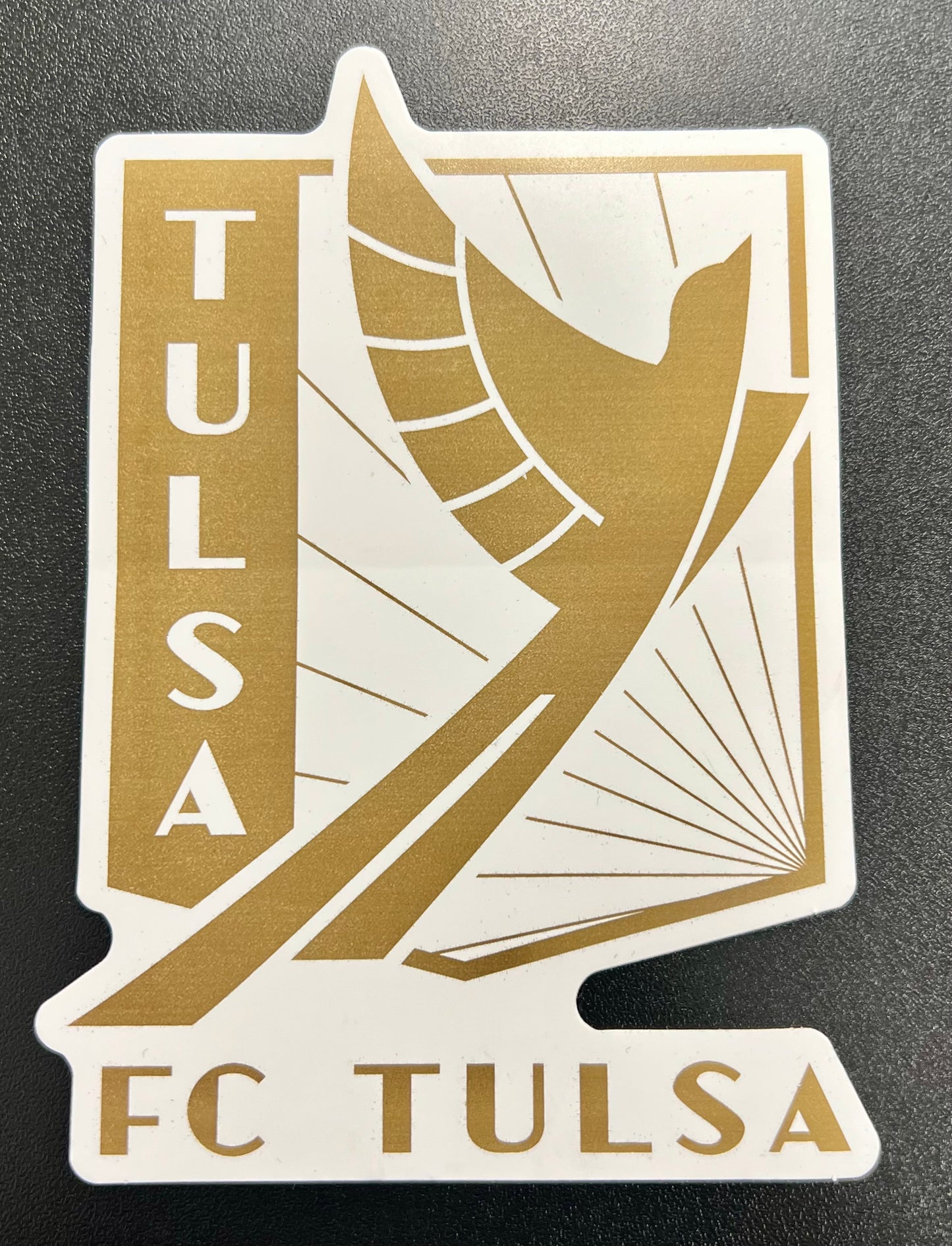 Large Crest Sticker W/ Wordmark