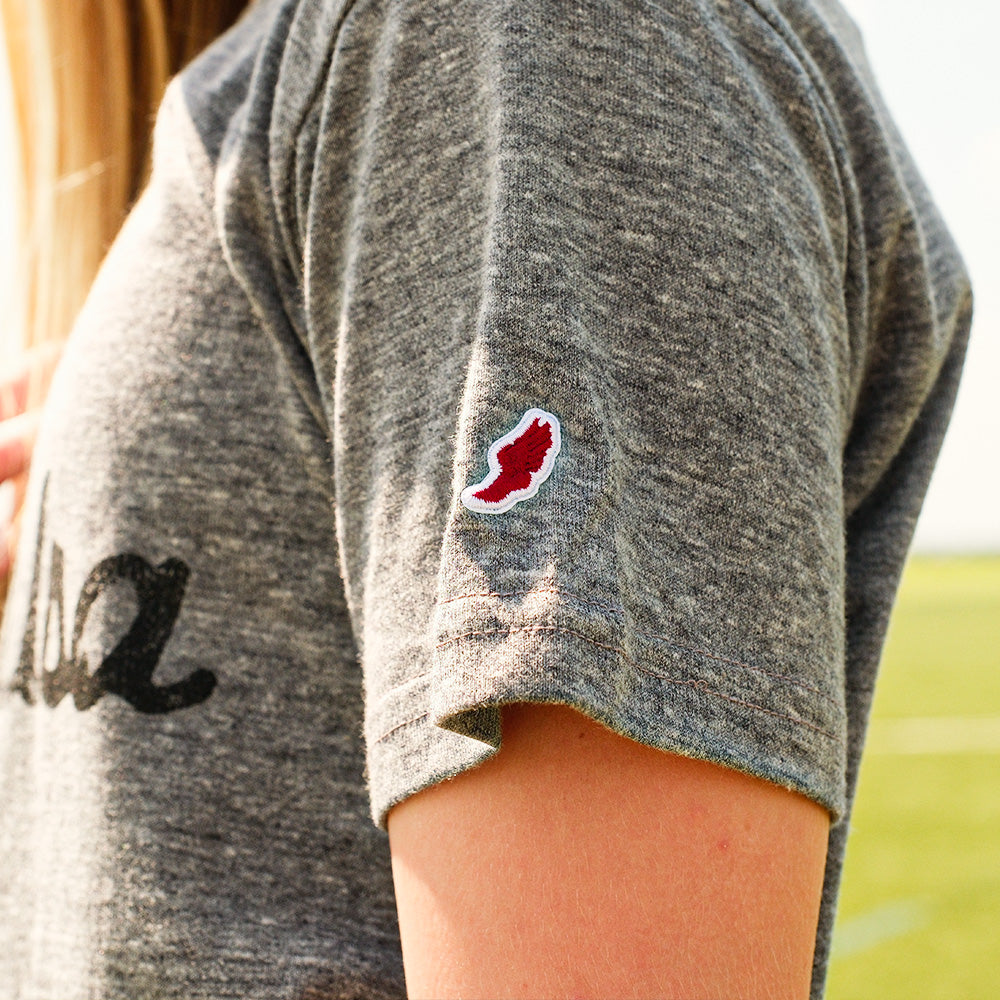 FC Tulsa L2 Youth Fan Tee - Fall Heather