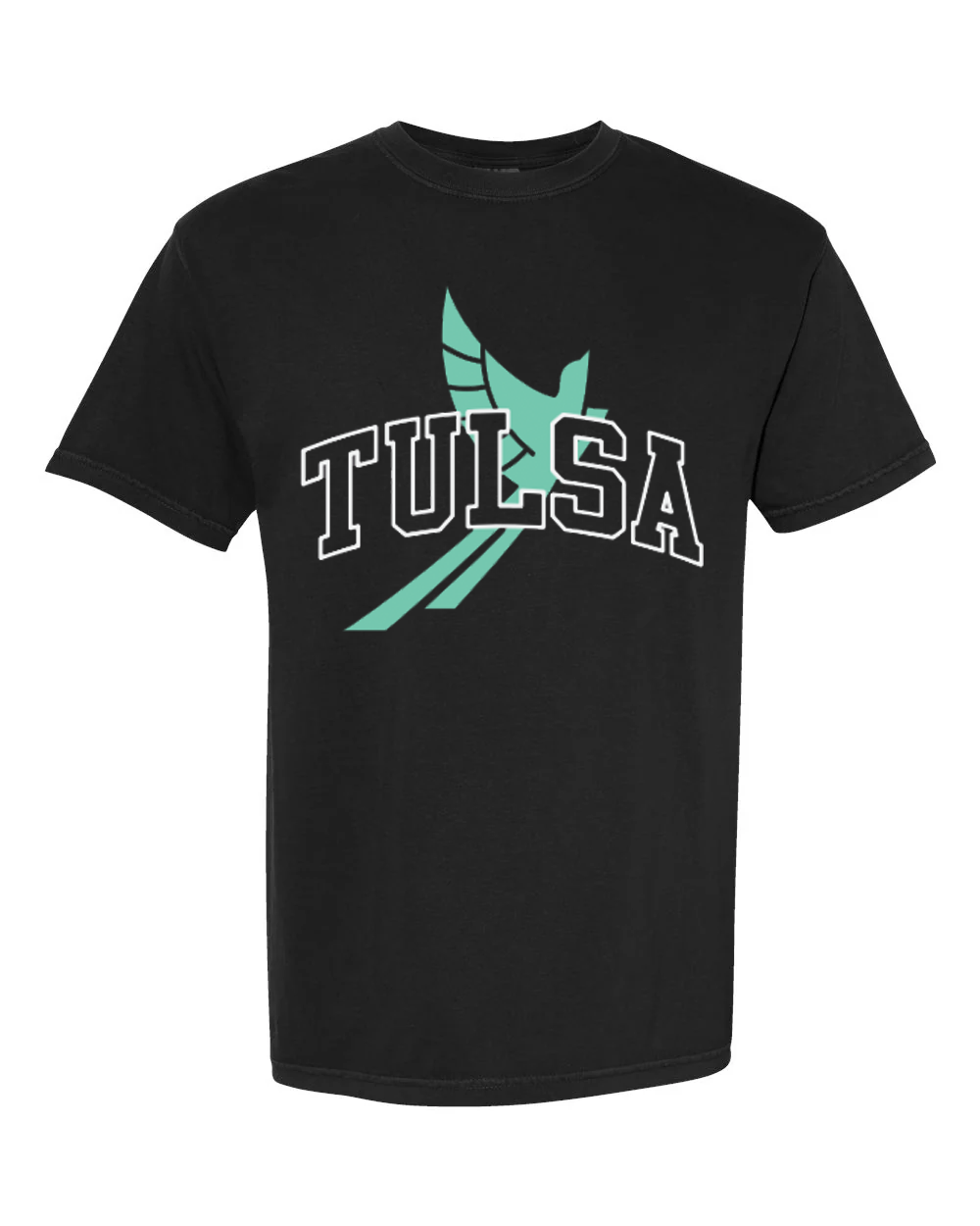 Adult Black Tulsa Scissortail T-Shirt