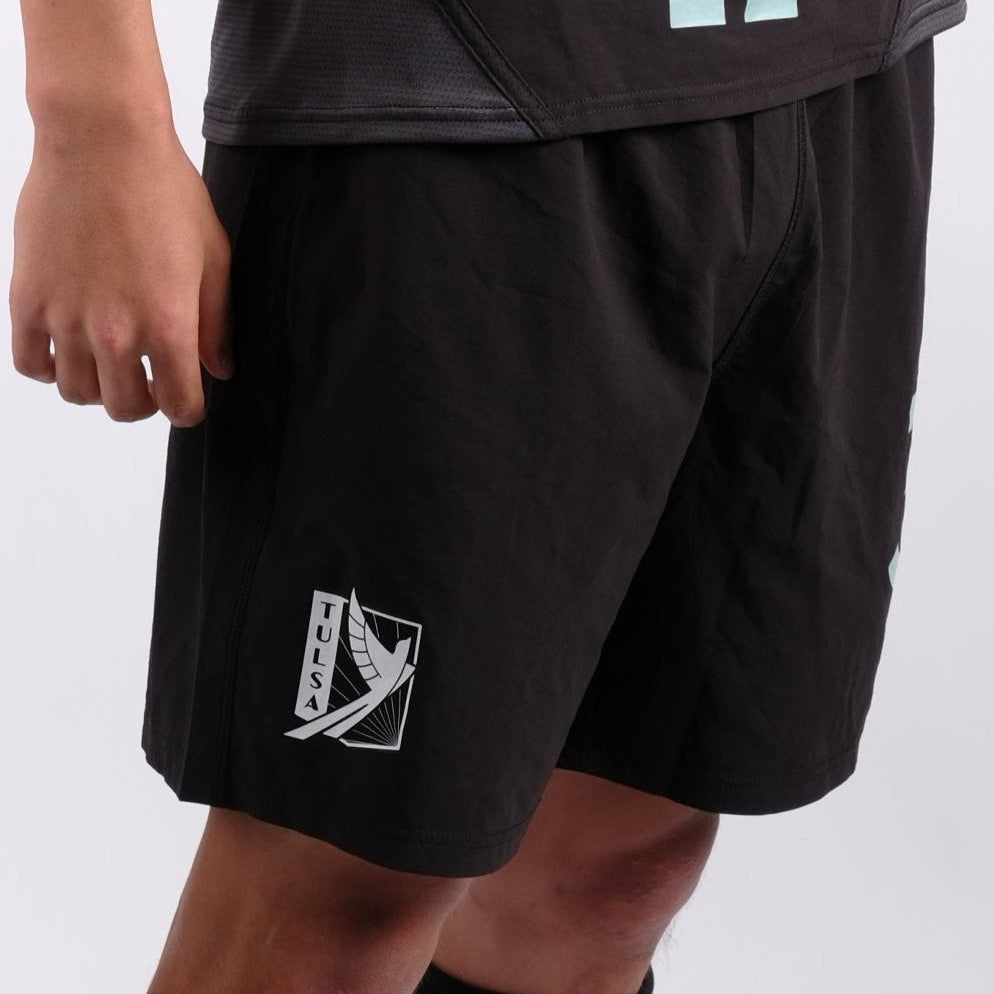 Black Game Shorts