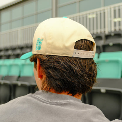 FC Tulsa x No Rivals Retro Script Hat - Patina