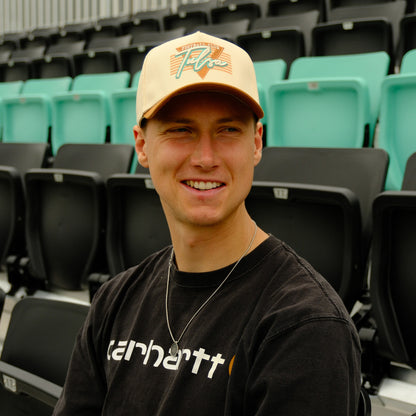 FC Tulsa x No Rivals Triangle Game Snapback Hat - Gold