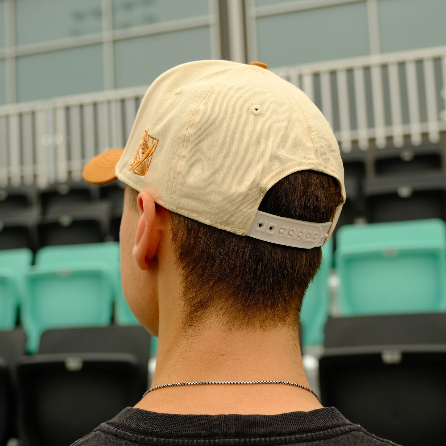 FC Tulsa x No Rivals Triangle Game Snapback Hat - Gold