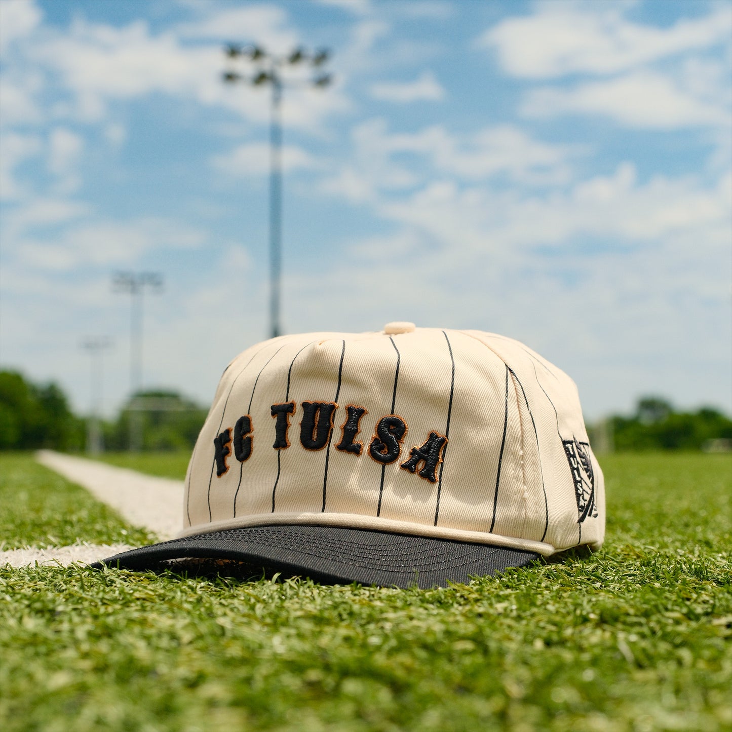 FC Tulsa x No Rivals Pinstripe Hat - Black
