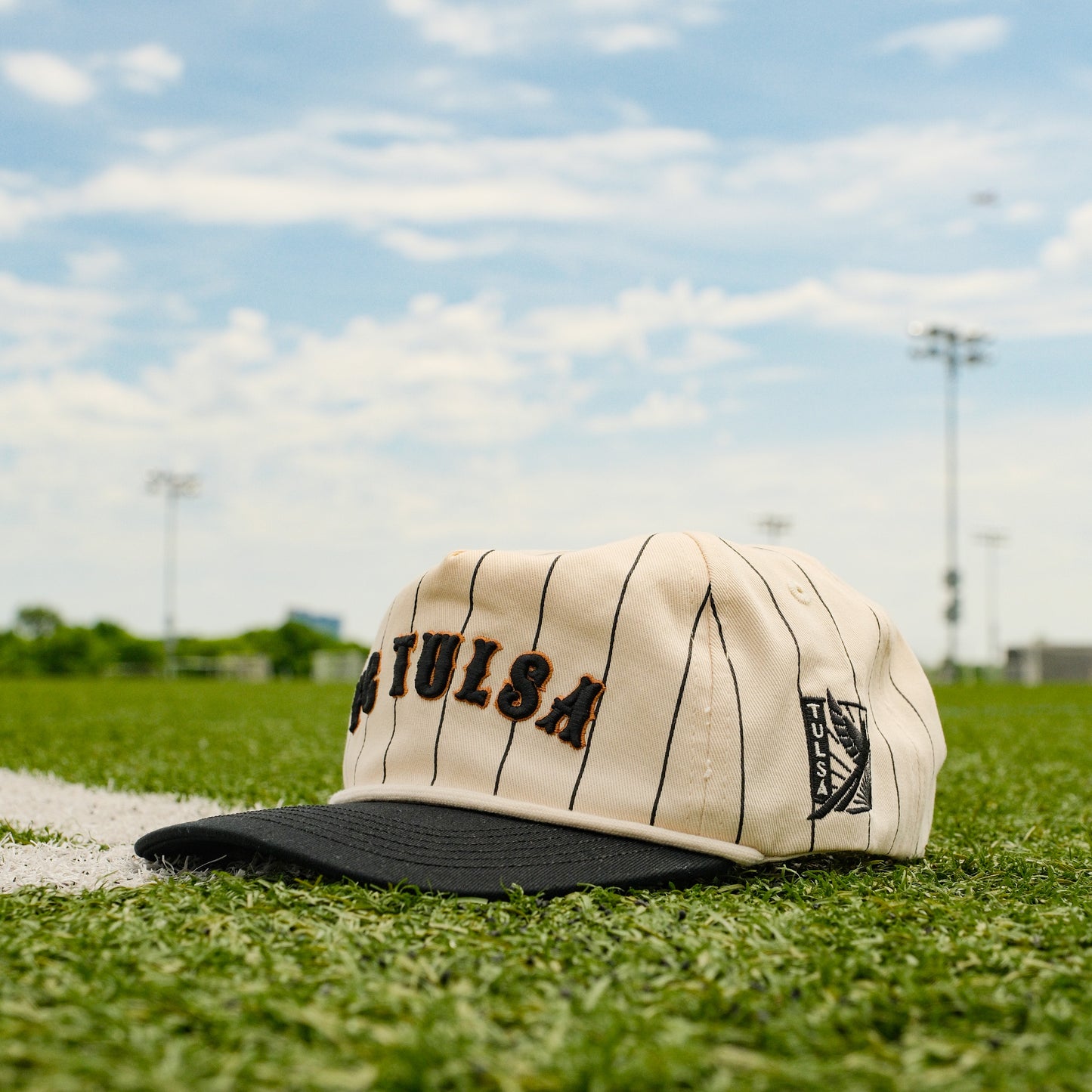 FC Tulsa x No Rivals Pinstripe Hat - Black