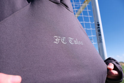 Old English FC Tulsa Oversized Hoodie- Damage FINAL SALE