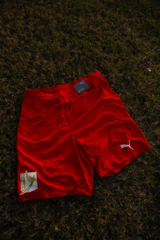 Red Game Shorts