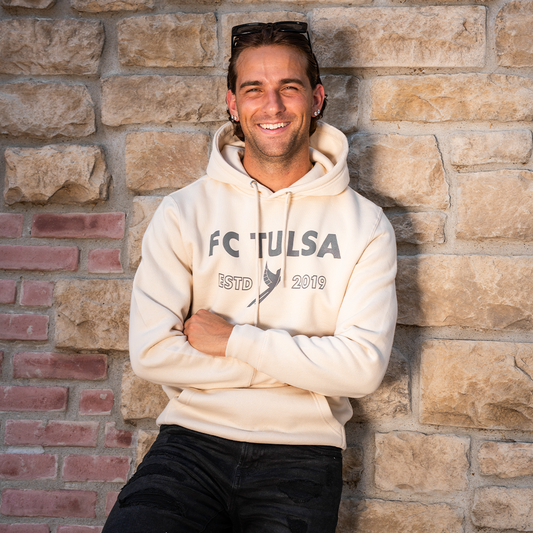 FC Tulsa x Mythic Press Adult Heritage Hoodie - Sand