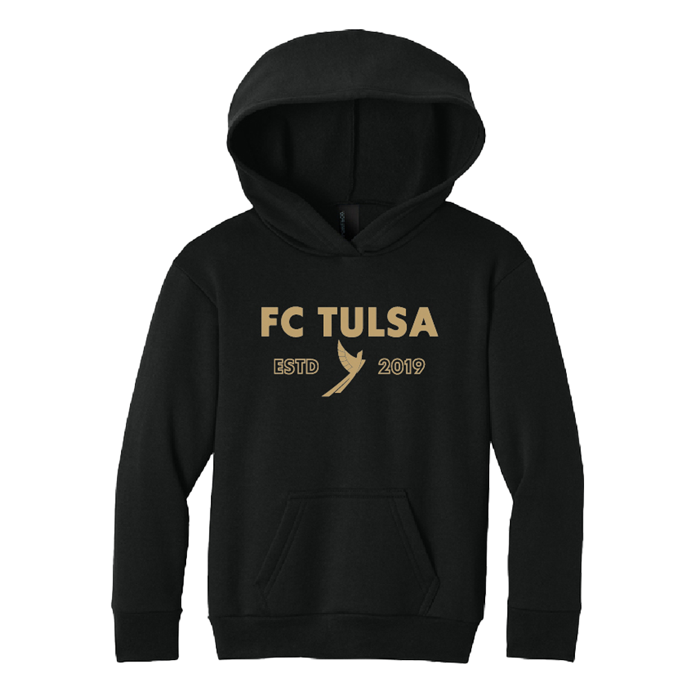 FC Tulsa x Mythic Press Youth Heritage Hoodie - Black