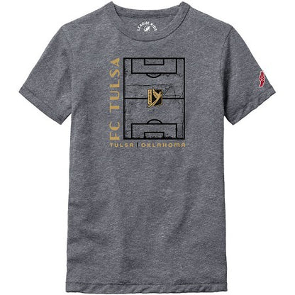 FC Tulsa L2 Youth Fieldside Tee - Fall Heather
