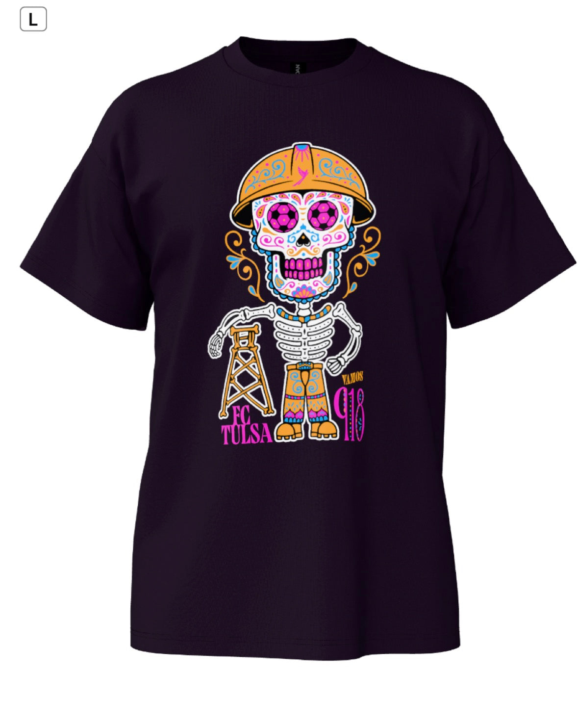 FC Tulsa x Mythic Press Calavera 918 Tee