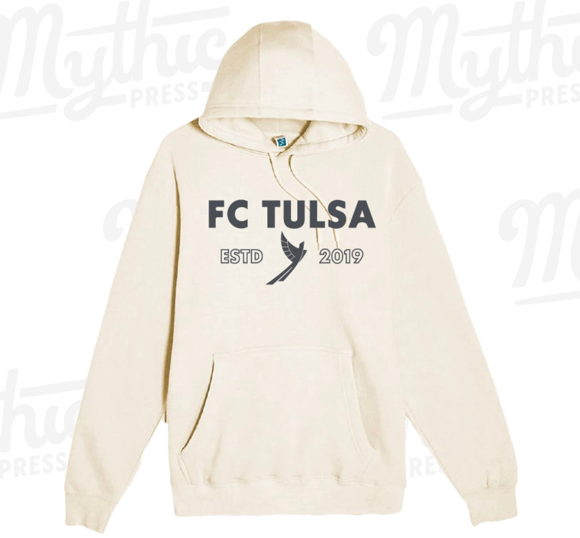 FC Tulsa x Mythic Press Youth Heritage Hoodie - Natural