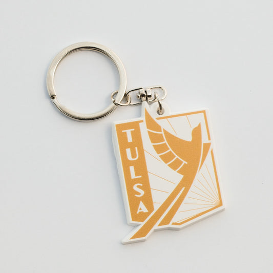 Gold Crest Keychain