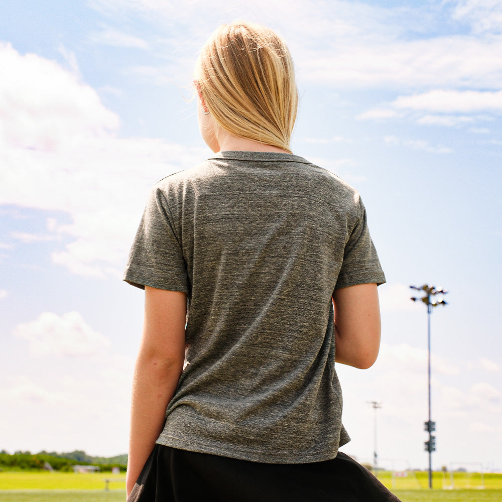 FC Tulsa L2 Youth Fan Tee - Fall Heather