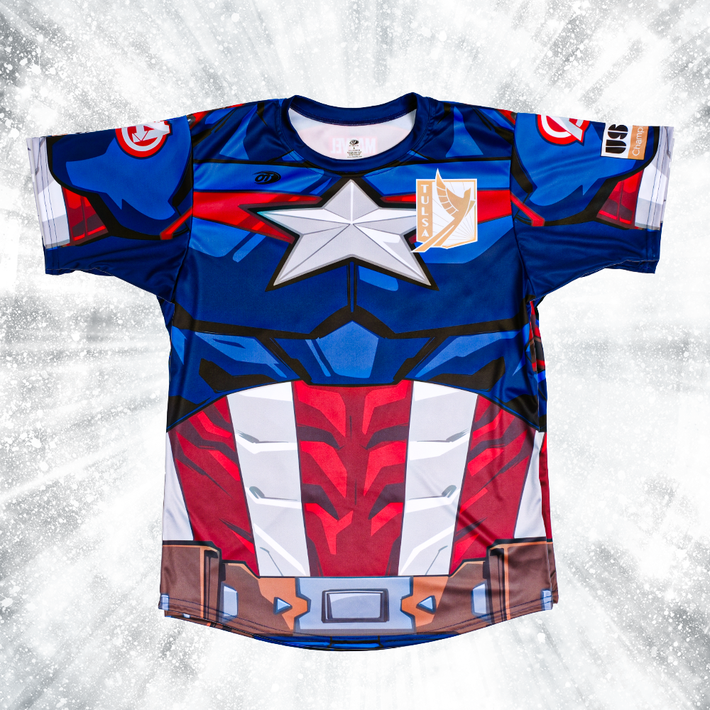 FC Tulsa x Marvel Captain America Jersey - ADULT