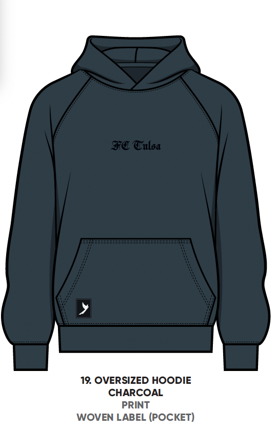 Old English FC Tulsa Oversized Hoodie