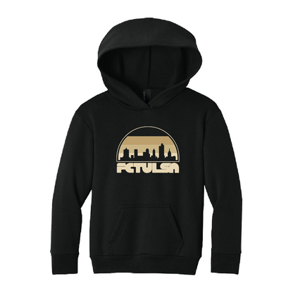 FC Tulsa x Mythic Press Youth Skyline Hoodie - Black