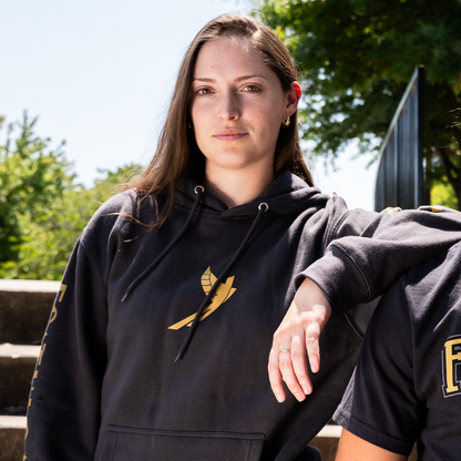 FC Tulsa x Mythic Press Adult Stay Gold Hoodie - Black