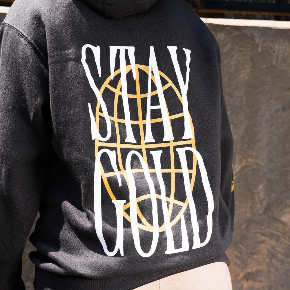 FC Tulsa x Mythic Press Adult Stay Gold Hoodie - Black
