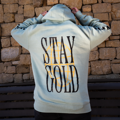 FC Tulsa x Mythic Press Adult Stay Gold Hoodie - Seafoam