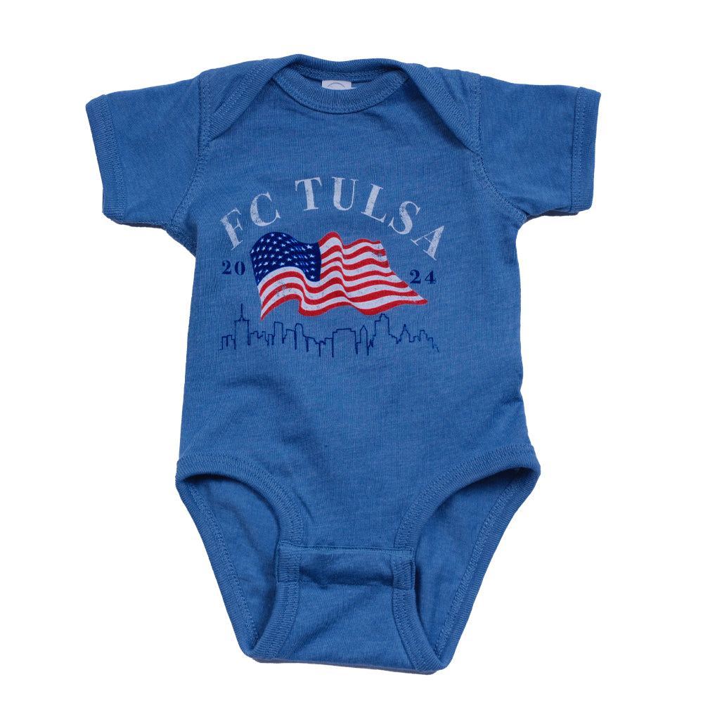 FC Tulsa Flag Infant Onesie