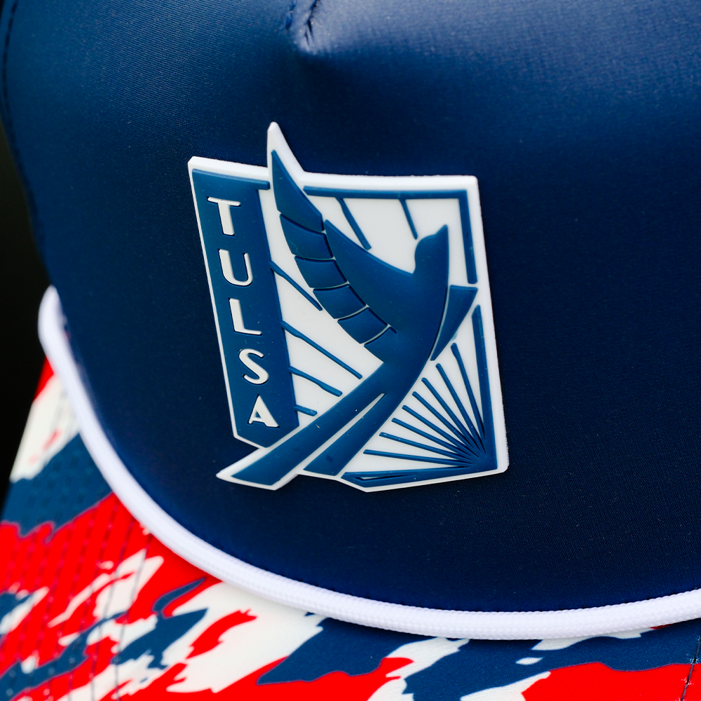 FC Tulsa x Branded Bills Blue Crest Five Panel Hat - Blue