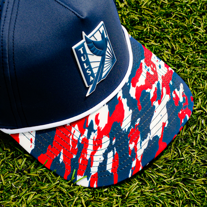 FC Tulsa x Branded Bills Blue Crest Five Panel Hat - Blue