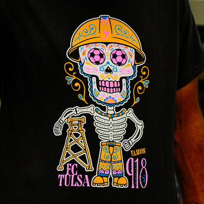 FC Tulsa x Mythic Press Calavera 918 Tee