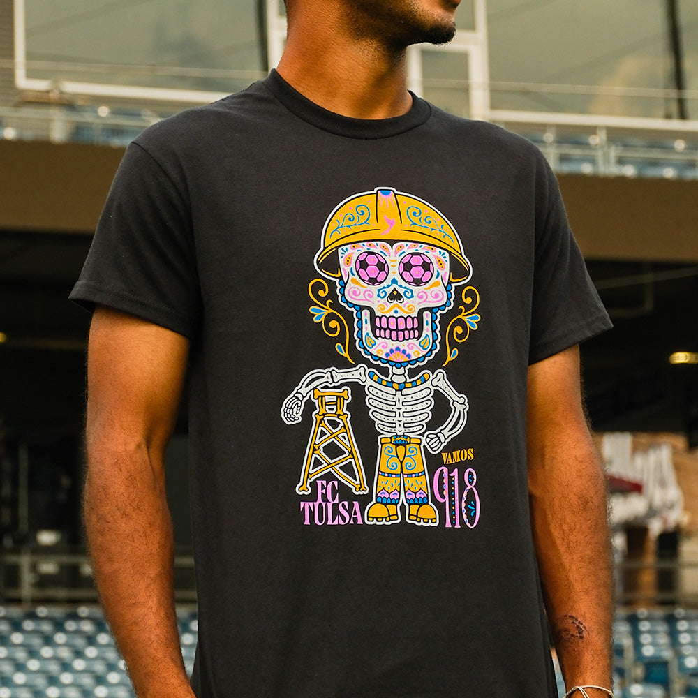 FC Tulsa x Mythic Press Calavera 918 Tee