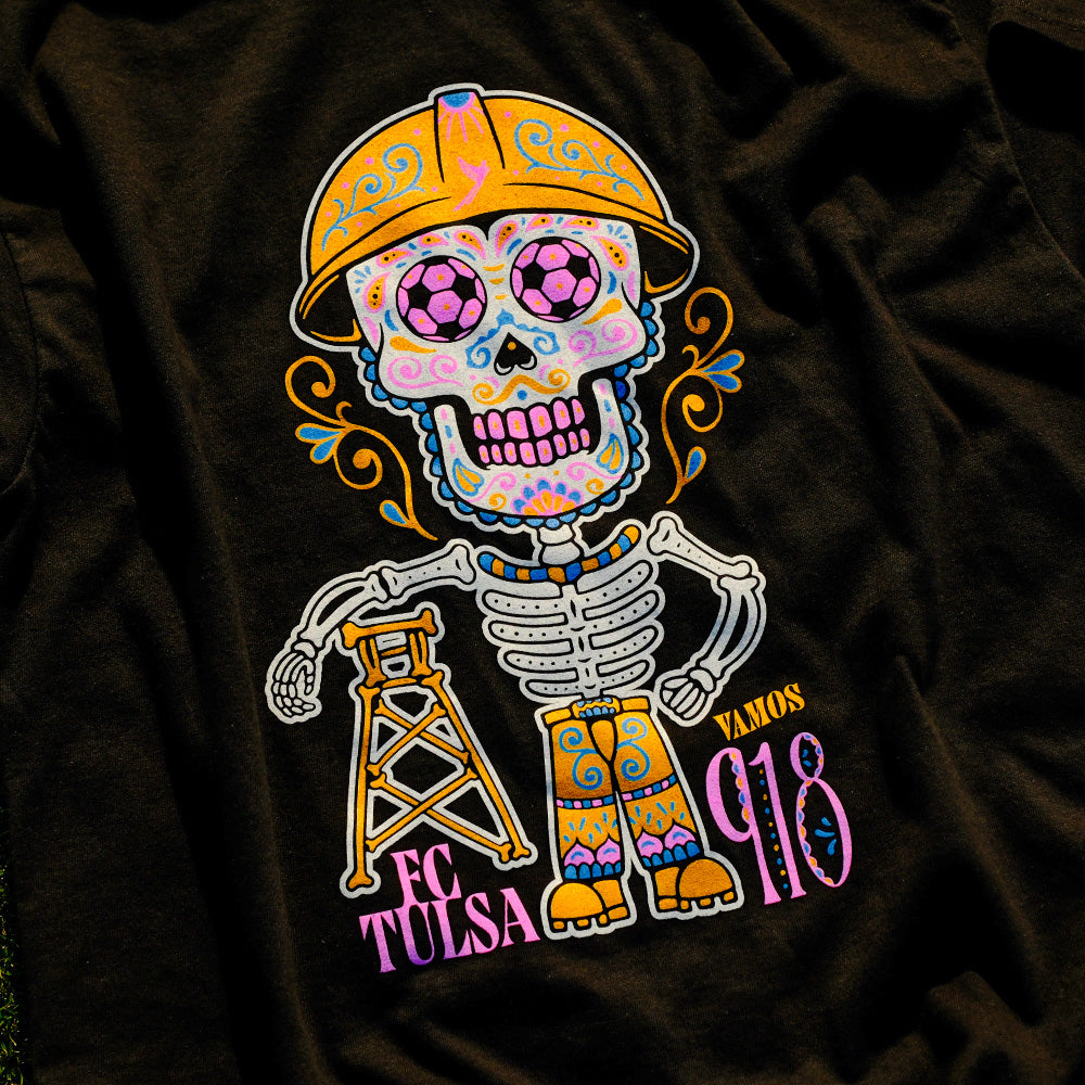 FC Tulsa x Mythic Press Calavera 918 Tee