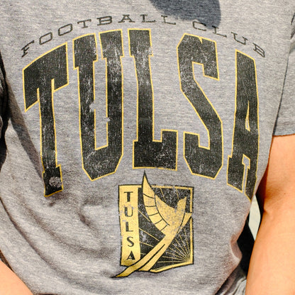 FC Tulsa L2 Vintage Division Tee - Fall Heather