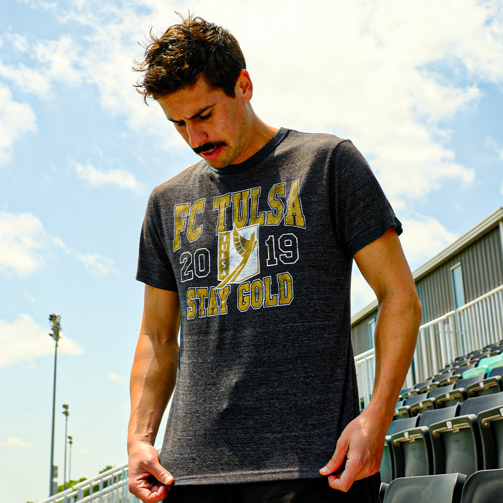 FC Tulsa L2 Athletically Inclined Tee - Varsity Slate