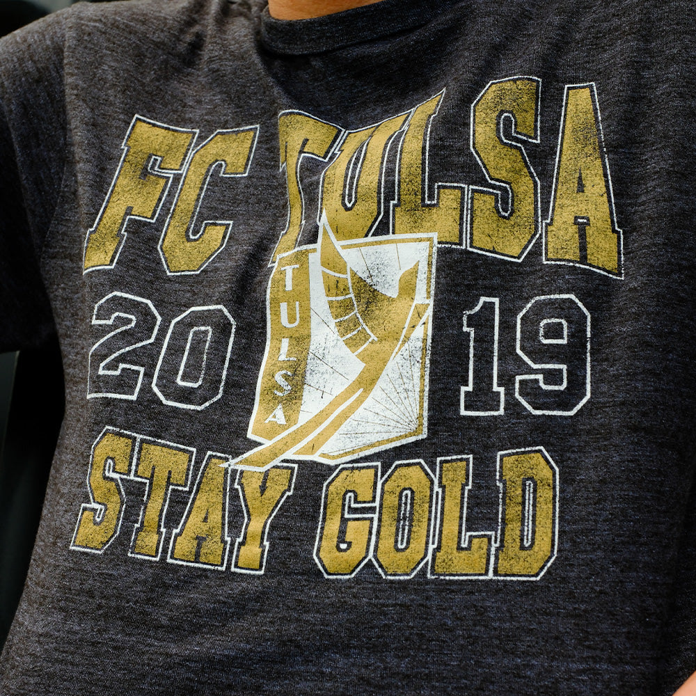 FC Tulsa L2 Athletically Inclined Tee - Varsity Slate