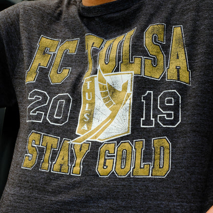 FC Tulsa L2 Athletically Inclined Tee - Varsity Slate