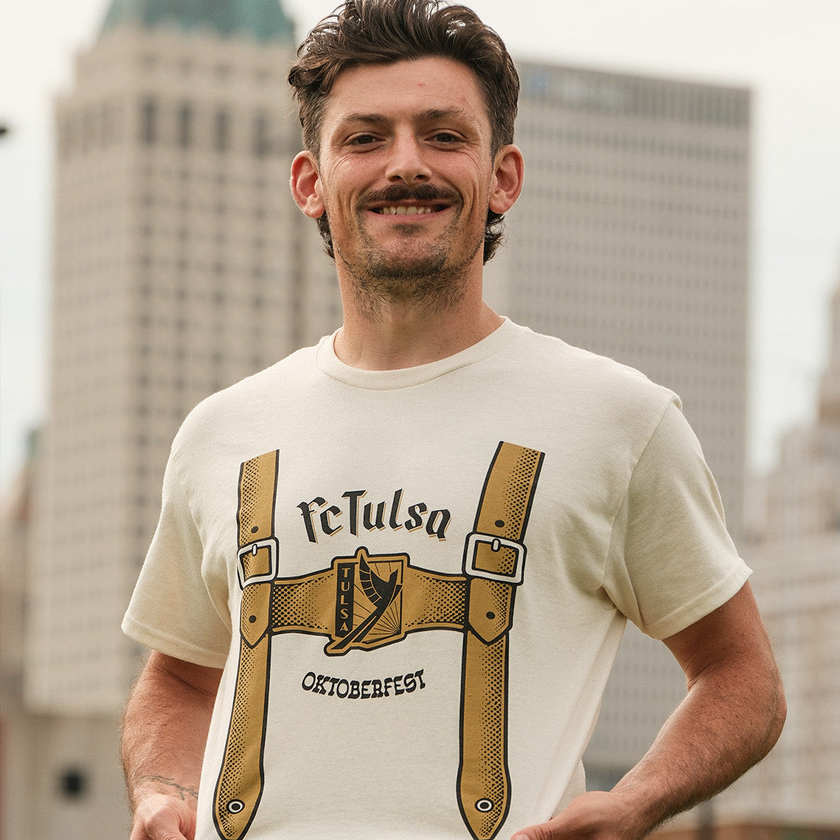 FC Tulsa x Mythic Press Lederhosen Tee