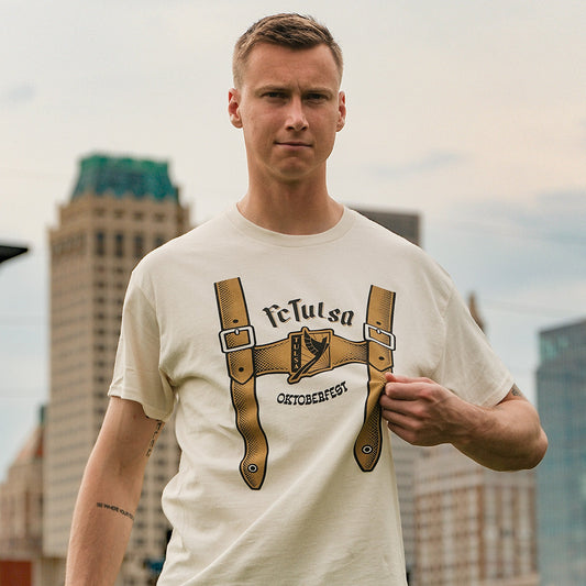 FC Tulsa x Mythic Press Lederhosen Tee