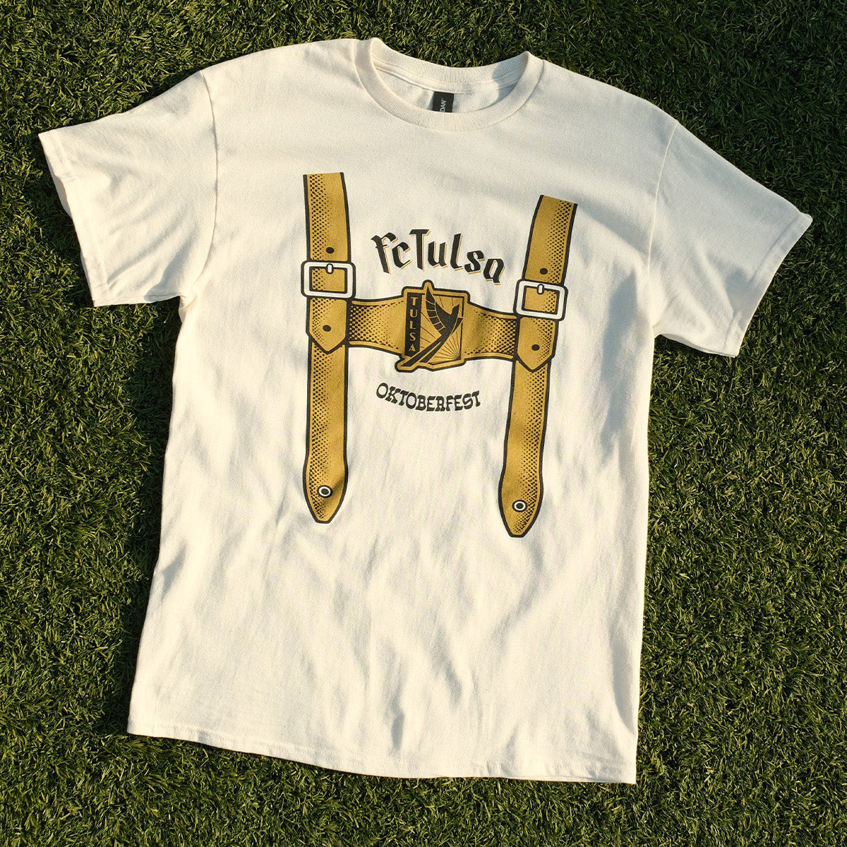 FC Tulsa x Mythic Press Lederhosen Tee