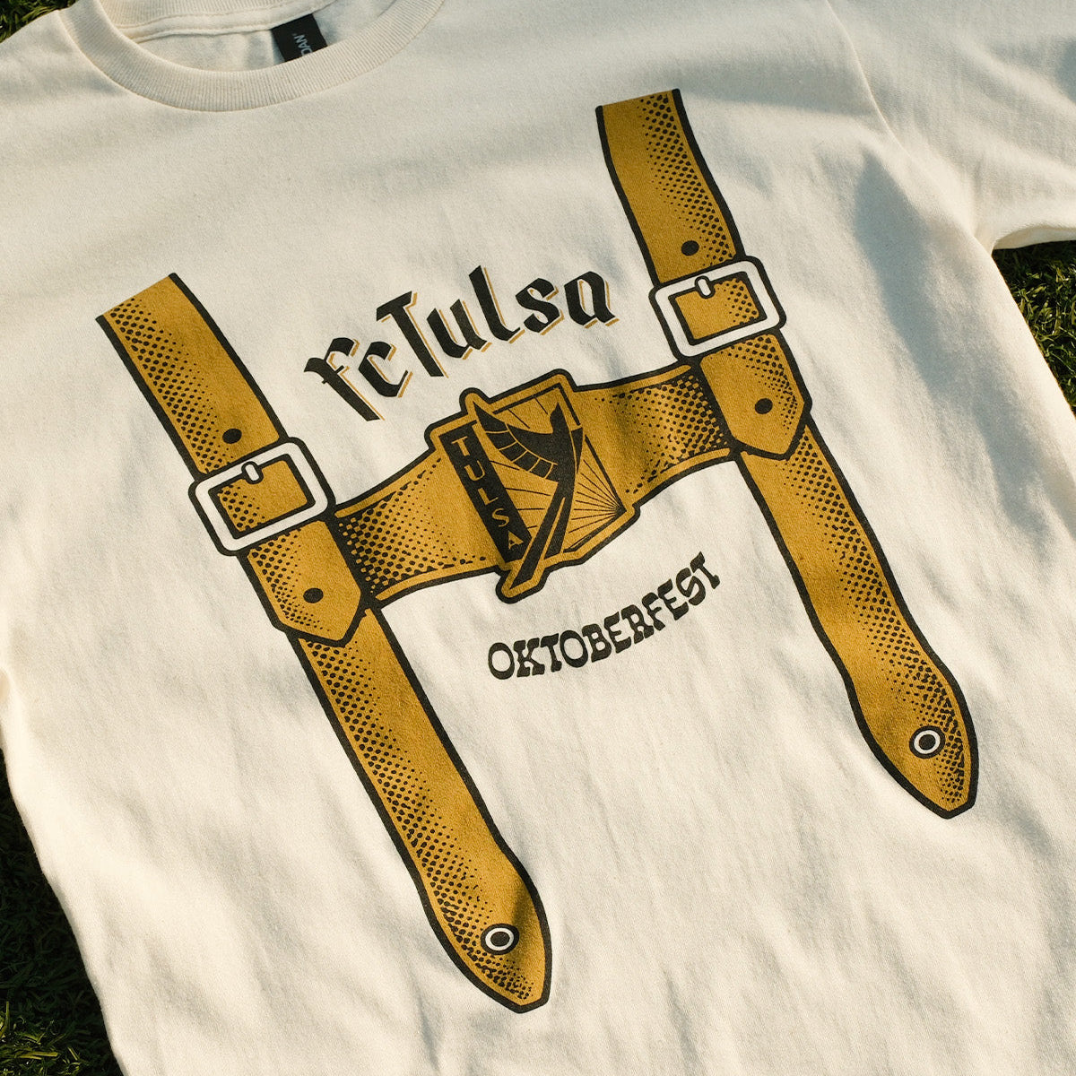 FC Tulsa x Mythic Press Lederhosen Tee