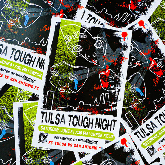 Tulsa Tough Night Poster TT POSTER