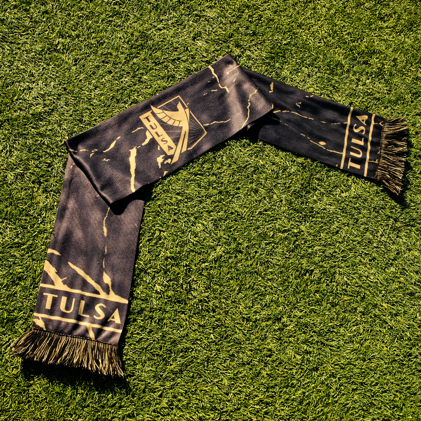 FC Tulsa Ruffneck Stay Gold Scarf