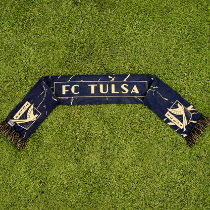 FC Tulsa Ruffneck Stay Gold Scarf